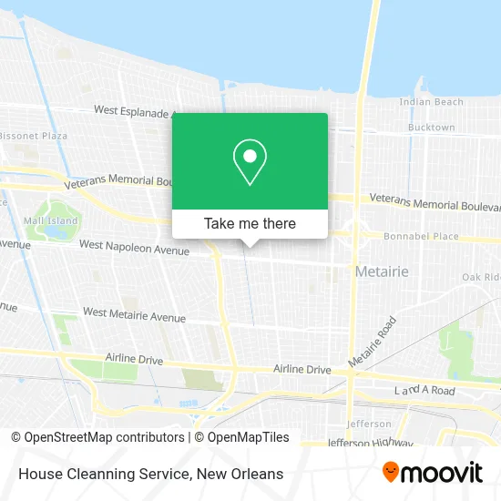 House Cleanning Service map