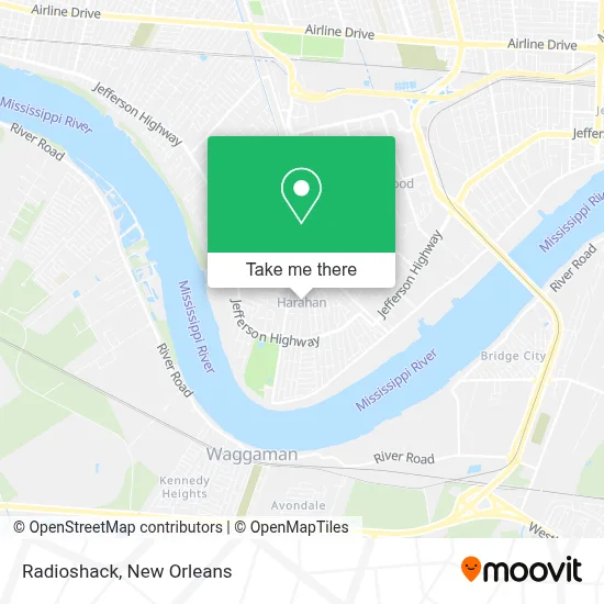 Radioshack map