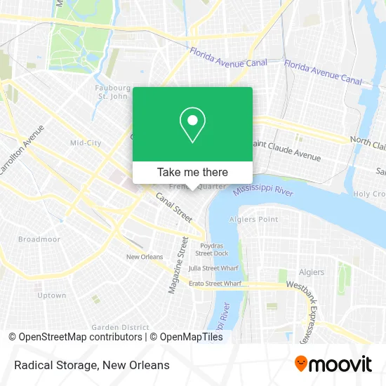 Radical Storage map
