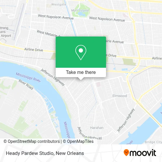 Heady Pardew Studio map