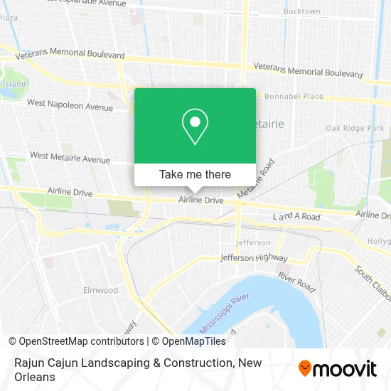 Rajun Cajun Landscaping & Construction map