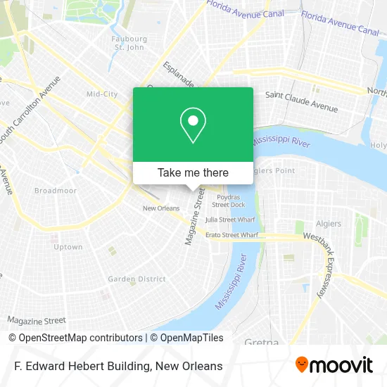 F. Edward Hebert Building map