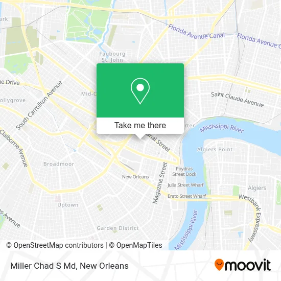 Miller Chad S Md map