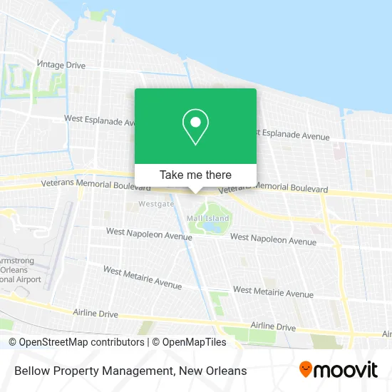 Bellow Property Management map