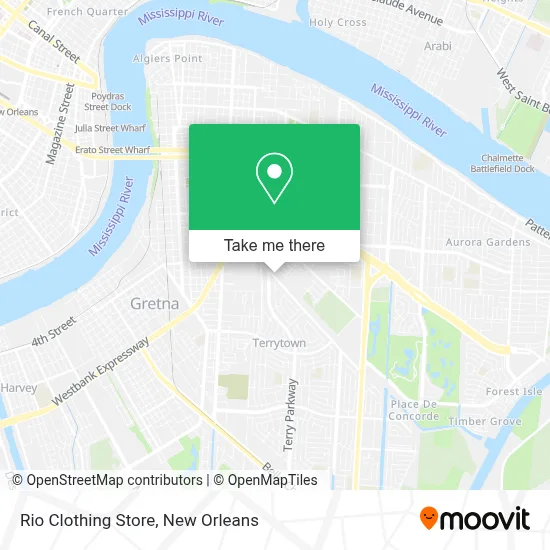 Rio Clothing Store map