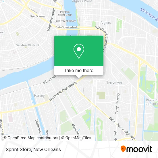 Sprint Store map