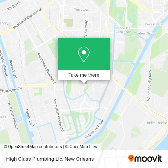 High Class Plumbing Llc map