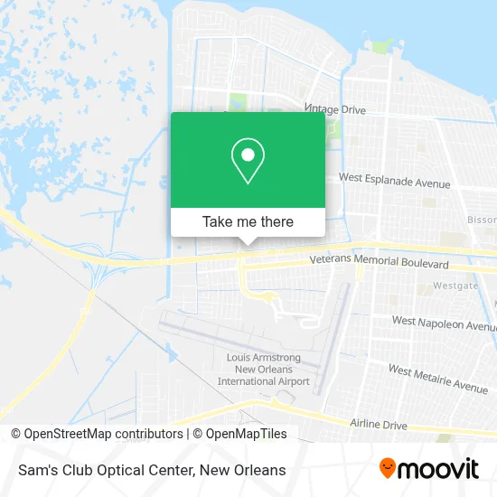 Sam's Club Optical Center map