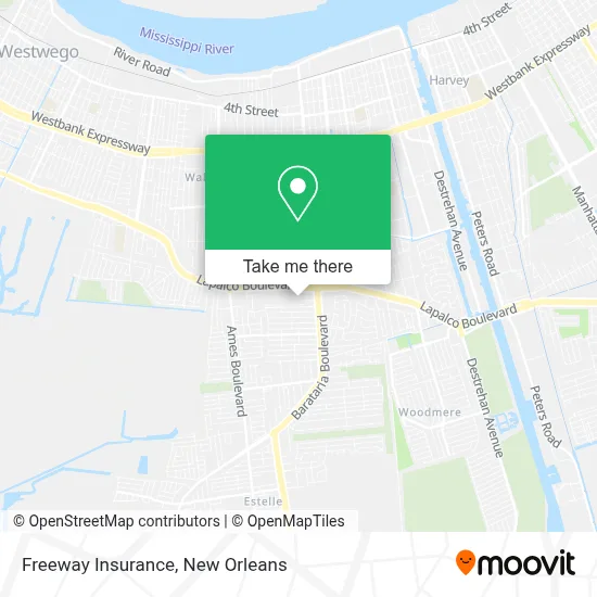 Freeway Insurance map