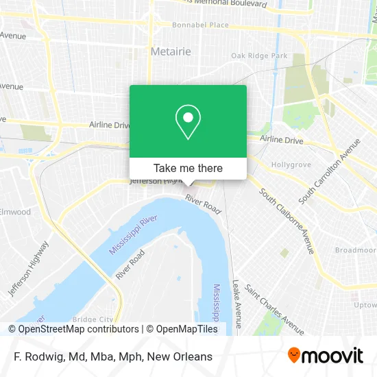 F. Rodwig, Md, Mba, Mph map