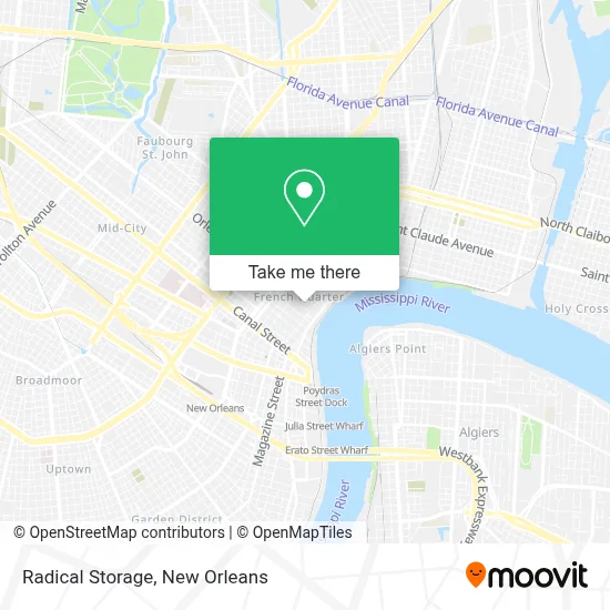 Radical Storage map