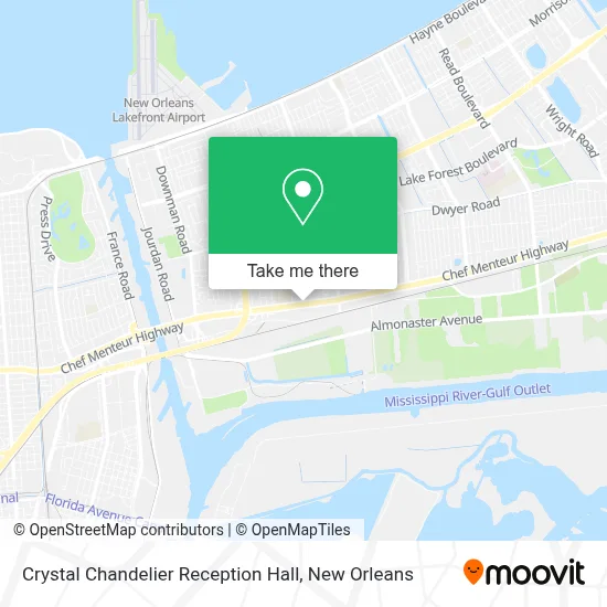 Crystal Chandelier Reception Hall map