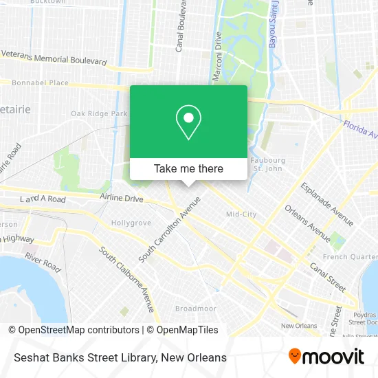 Seshat Banks Street Library map