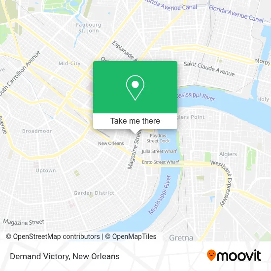 Demand Victory map