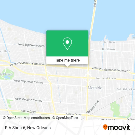 R A Shop-6 map