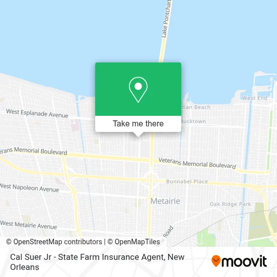 Cal Suer Jr - State Farm Insurance Agent map