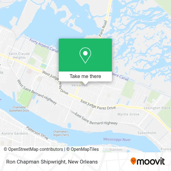 Ron Chapman Shipwright map