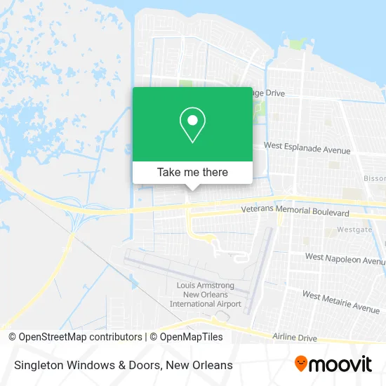 Singleton Windows & Doors map