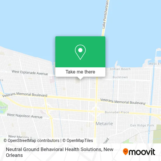 Neutral Ground Behavioral Health Solutions map