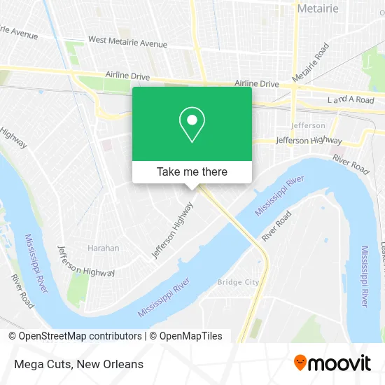 Mega Cuts map