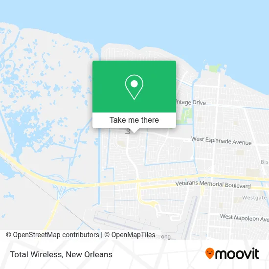 Total Wireless map