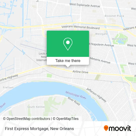 First Express Mortgage map
