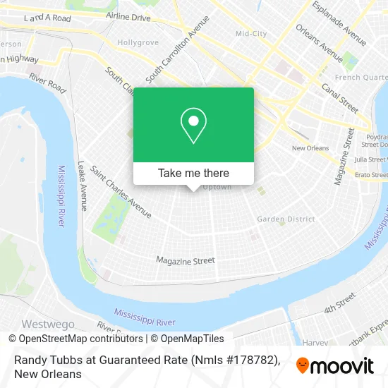 Randy Tubbs at Guaranteed Rate (Nmls #178782) map