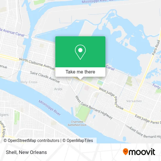 Shell map