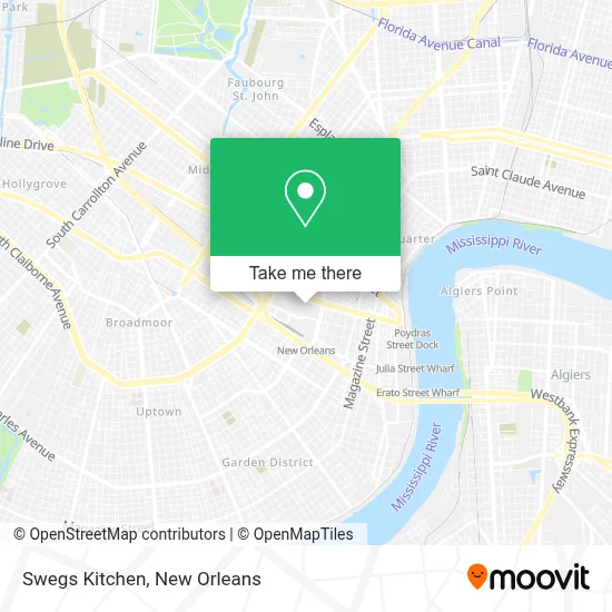 Swegs Kitchen map