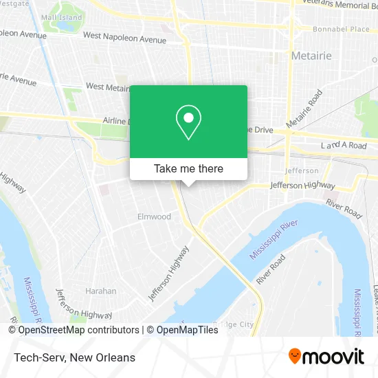 Tech-Serv map