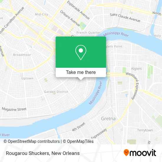 Rougarou Shuckers map