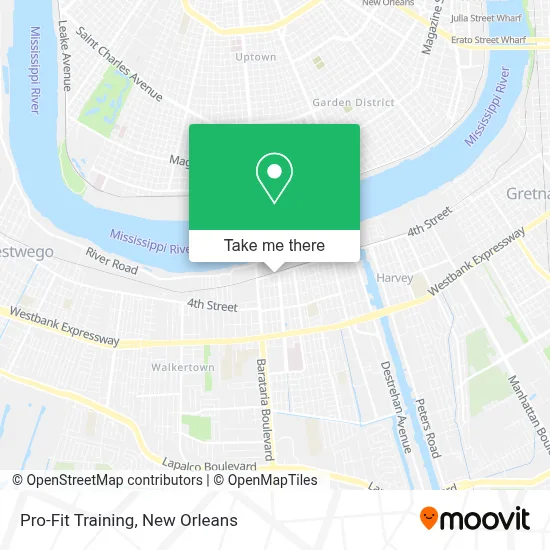 Pro-Fit Training map