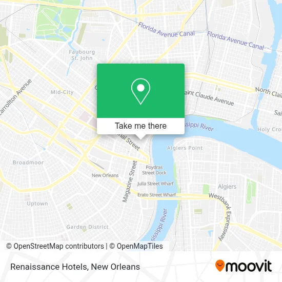 Renaissance Hotels map