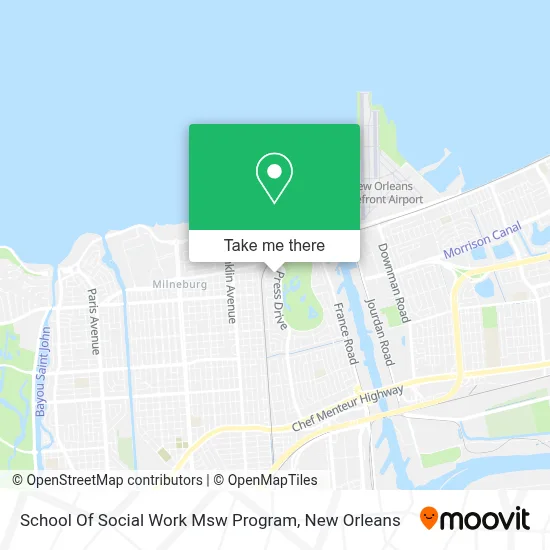 School Of Social Work Msw Program map
