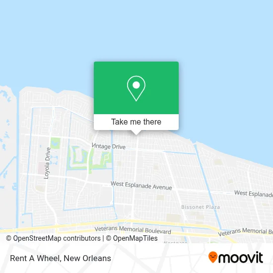 Rent A Wheel map