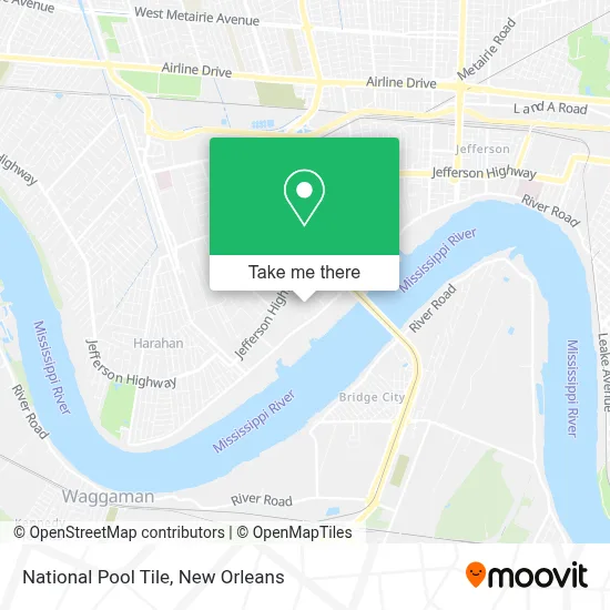 National Pool Tile map
