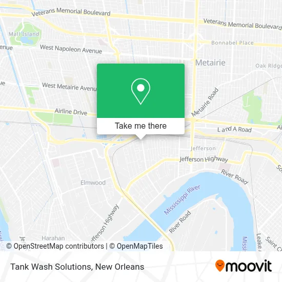 Tank Wash Solutions map