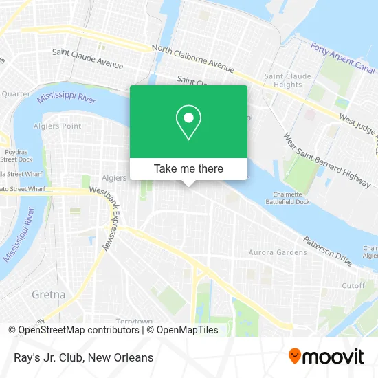 Ray's Jr. Club map