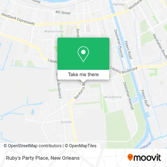 Ruby's Party Place map