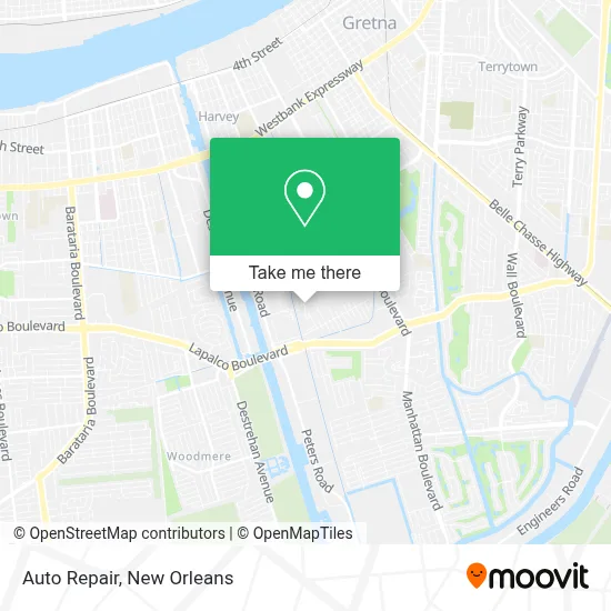 Auto Repair map