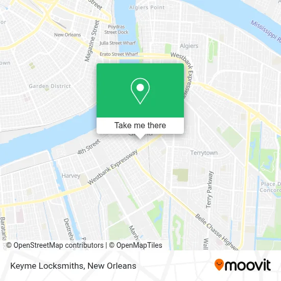 Keyme Locksmiths map