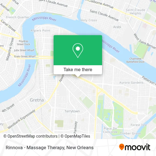 Rinnova - Massage Therapy map