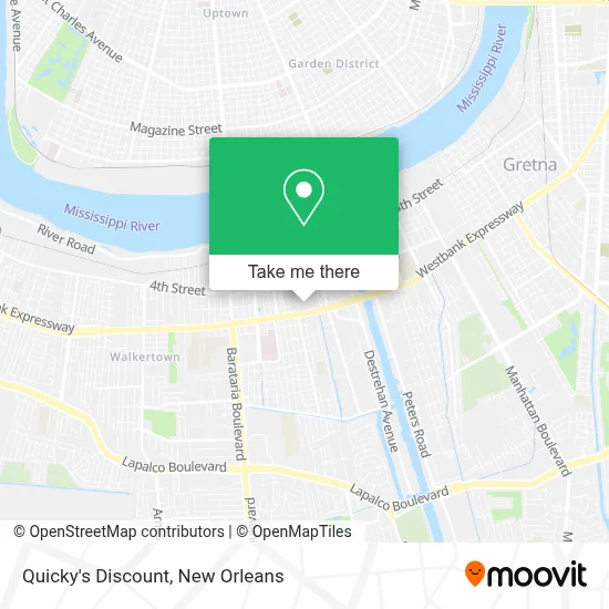 Quicky's Discount map