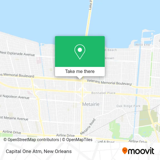 Capital One Atm map