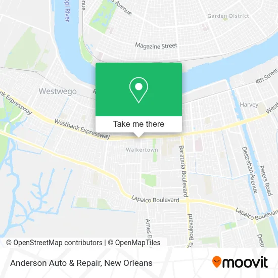 Anderson Auto & Repair map