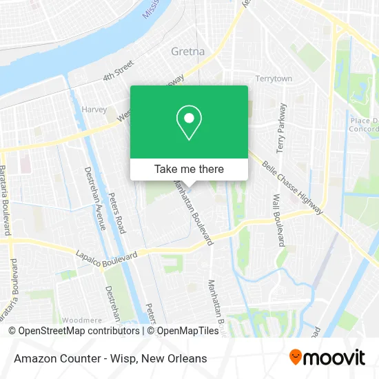 Amazon Counter - Wisp map