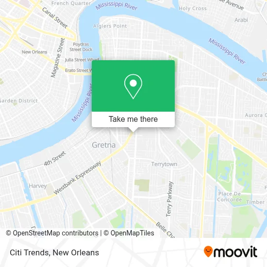 Citi Trends map