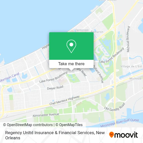 Regency Unltd Insurance & Financial Services map