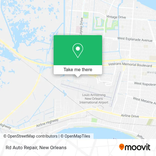 Rd Auto Repair map