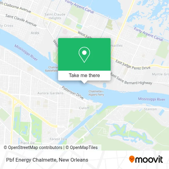 Pbf Energy Chalmette map